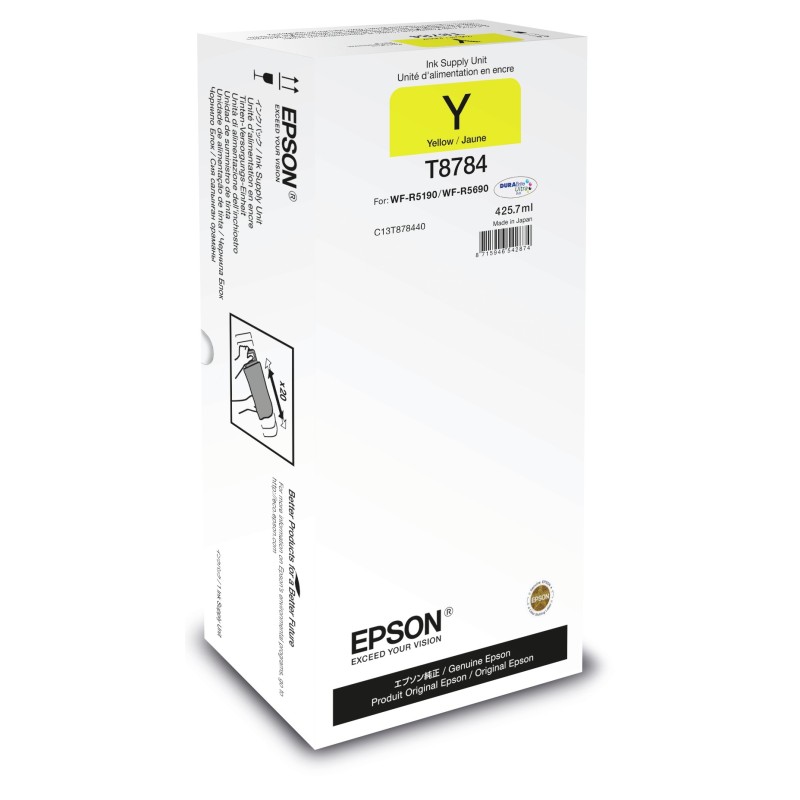 Epson T8784 ink cartridge 1 pc(s) Original Yellow